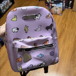 Loungefly Lavender Animal Print Backpack